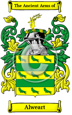 Alweart Family Crest/Coat of Arms