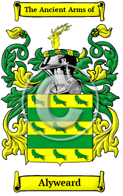 Alyweard Family Crest/Coat of Arms