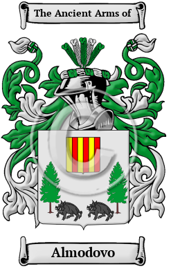 Almodovo Family Crest/Coat of Arms