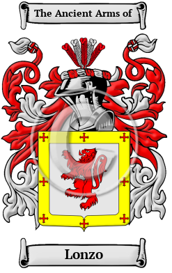 Lonzo Family Crest/Coat of Arms