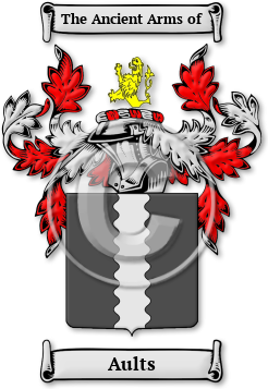 Aults Family Crest Download (jpg) Legacy Series - 150 DPI