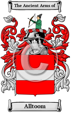 Alltoom Family Crest/Coat of Arms