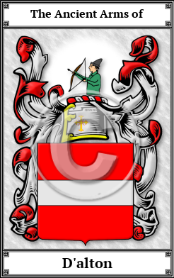 D'alton Family Crest Download (JPG)  Book Plated - 150 DPI