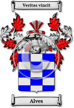 Alves Family Crest Download (JPG) Legacy Series - 600 DPI