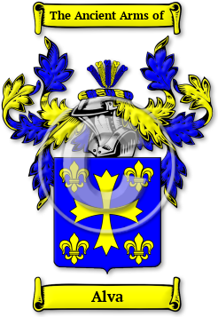 Alva Family Crest Download (JPG) Legacy Series - 600 DPI
