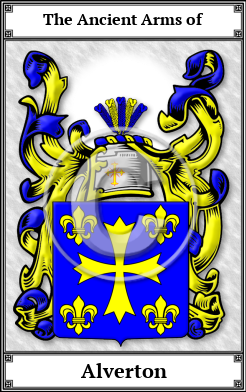 Alverton Family Crest Download (JPG)  Book Plated - 150 DPI