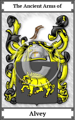 Alvey Family Crest Download (JPG)  Book Plated - 150 DPI
