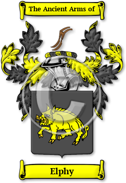 Elphy Family Crest Download (jpg) Legacy Series - 150 DPI