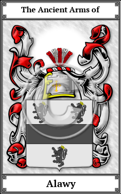 Alawy Family Crest Download (JPG)  Book Plated - 150 DPI