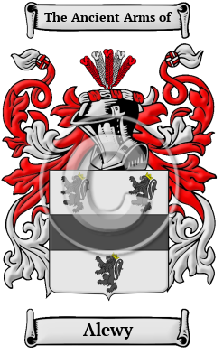 Alewy Family Crest/Coat of Arms