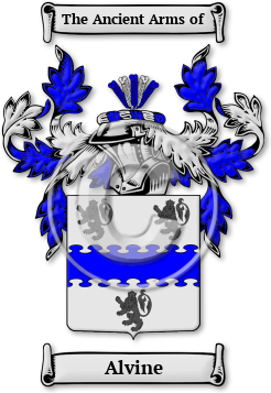 Alvine Family Crest Download (jpg) Legacy Series - 150 DPI