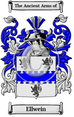 Ellwein Family Crest/Coat of Arms