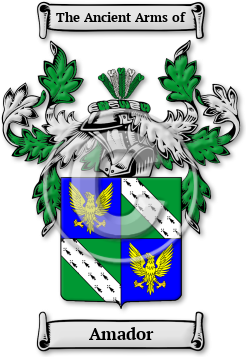Amador Family Crest Download (jpg) Legacy Series - 150 DPI