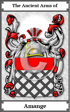 Amange Family Crest Download (JPG)  Book Plated - 150 DPI