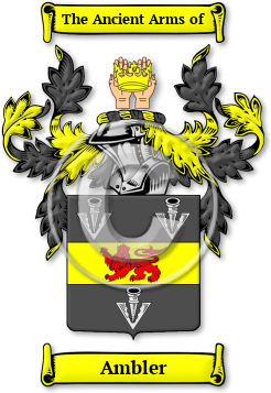 Ambler Family Crest Download (JPG) Legacy Series - 600 DPI