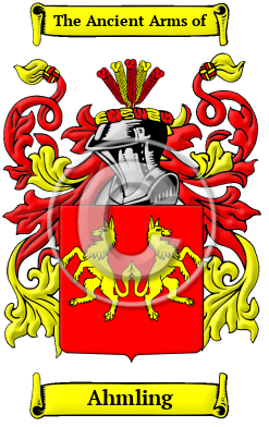 Ahmling Family Crest/Coat of Arms
