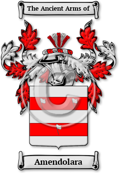 Amendolara Family Crest Download (jpg) Legacy Series - 150 DPI