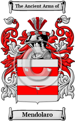 Mendolaro Family Crest/Coat of Arms