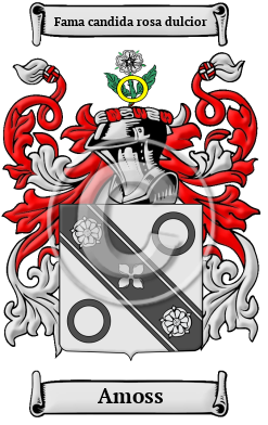 Amoss Family Crest/Coat of Arms