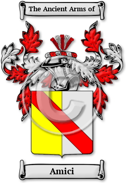 Amici Family Crest Download (jpg) Legacy Series - 150 DPI