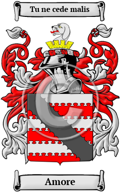 Amore Family Crest/Coat of Arms