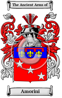 Amorini Family Crest/Coat of Arms