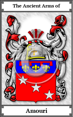 Amouri Family Crest Download (JPG)  Book Plated - 150 DPI