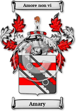 Amary Family Crest Download (jpg) Legacy Series - 150 DPI
