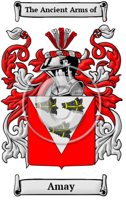 Amay Family Crest/Coat of Arms