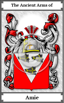 Amie Family Crest Download (JPG)  Book Plated - 150 DPI