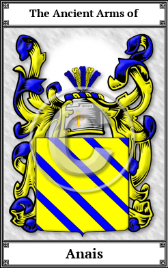 Anais Family Crest Download (JPG)  Book Plated - 150 DPI