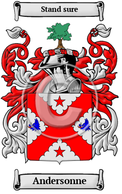 Andersonne Family Crest/Coat of Arms
