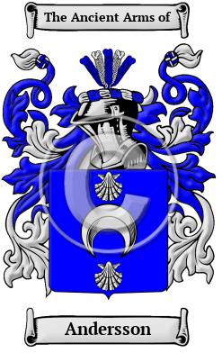 Andersson Family Crest/Coat of Arms