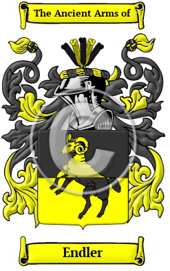 Endler Family Crest/Coat of Arms