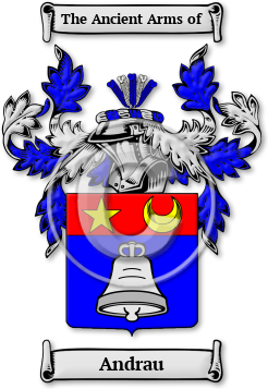 Andrau Family Crest Download (jpg) Legacy Series - 150 DPI