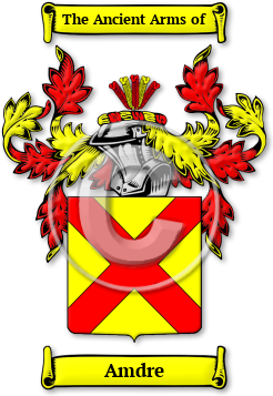 Amdre Family Crest Download (jpg) Legacy Series - 150 DPI
