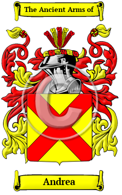Andrea Family Crest/Coat of Arms
