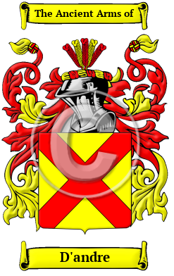 D'andre Family Crest/Coat of Arms