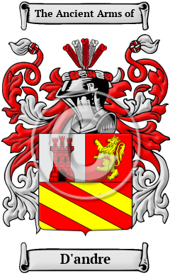 D'andre Family Crest Download (JPG) Heritage Series - 300 DPI