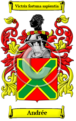 Andrée Family Crest/Coat of Arms