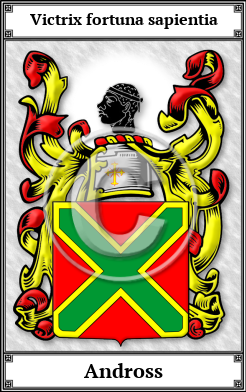 Andross Family Crest Download (JPG)  Book Plated - 150 DPI