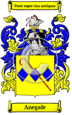 Anegale Family Crest/Coat of Arms