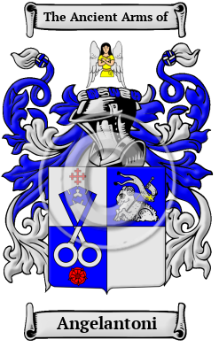 Angelantoni Family Crest/Coat of Arms
