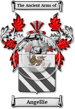 Angellie Family Crest Download (jpg) Legacy Series - 150 DPI