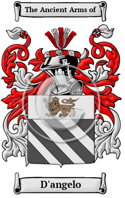 D'angelo Family Crest/Coat of Arms