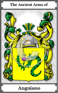 Anguiano Family Crest Download (JPG)  Book Plated - 150 DPI