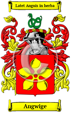 Angwige Family Crest/Coat of Arms