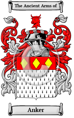 Anker Name Meaning, Family History, Family Crest & Coats of Arms, English