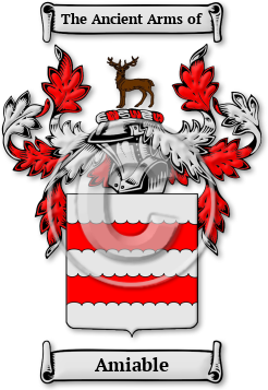Amiable Family Crest Download (jpg) Legacy Series - 150 DPI