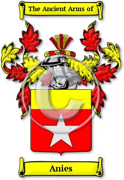 Anies Family Crest Download (jpg) Legacy Series - 150 DPI